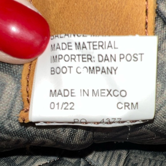 NEW Dingo Men’s Dodge City Leather Boots Western Tan Brown Size 7 D main image 15